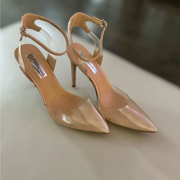 INC International Concepts Women’s Kaija Clear Vinyl Pointed Toe Evening Pumps - Picture 10 of 14